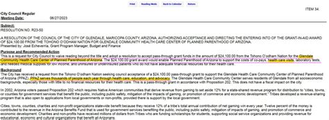 city of glendale az council agenda.